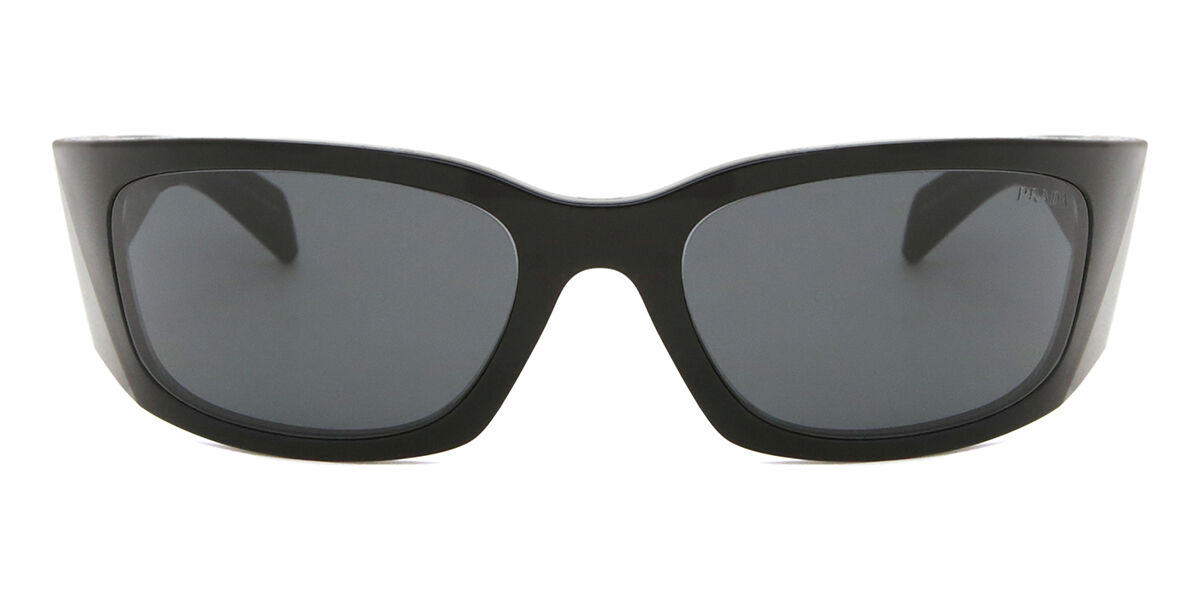Prada PR A19S 1AB5S0 包覆式磨砂黑太陽眼鏡| SmartBuyGlasses 香港